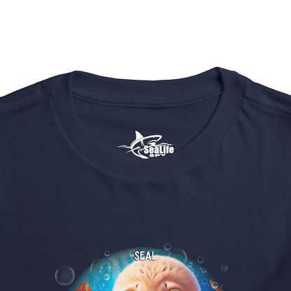 July Seal Toddler TShirt Kids Birth Month Ocean Animal Tee