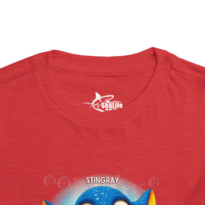 September Stingray Toddler Shirt, Kids Birth Month Sea Life Tshirt