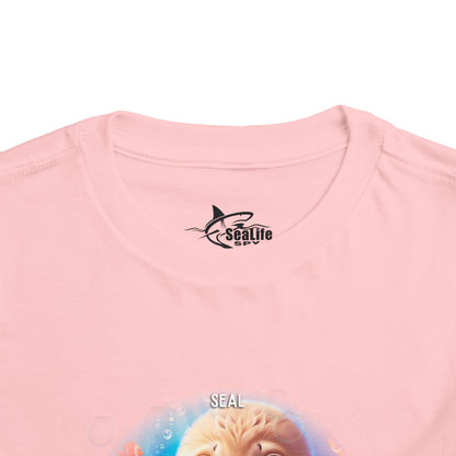 July Seal Toddler TShirt Kids Birth Month Ocean Animal Tee