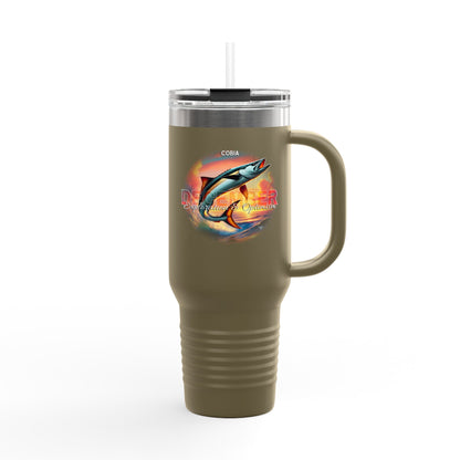December Cobia Birth Month 40oz Travel Mug with Handle