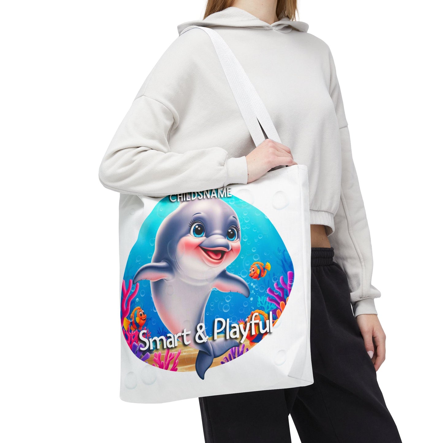 Personalized Kids Octopus Beach Tote Bag Smart & Playful
