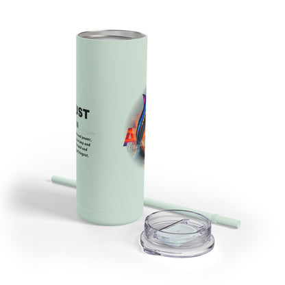 August Birth Month Marlin 20oz Skinny Matte Tumbler – Sleek, Strong & Adventurous Stainless Steel Travel Cup