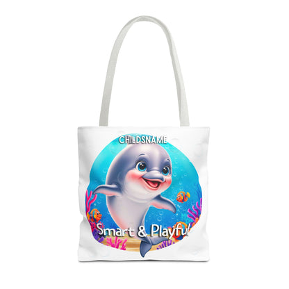 Personalized Kids Octopus Beach Tote Bag Smart & Playful
