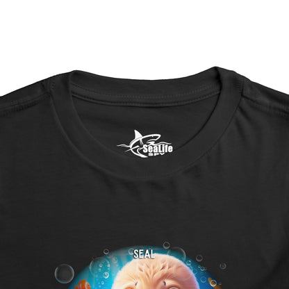July Seal Toddler TShirt Kids Birth Month Ocean Animal Tee