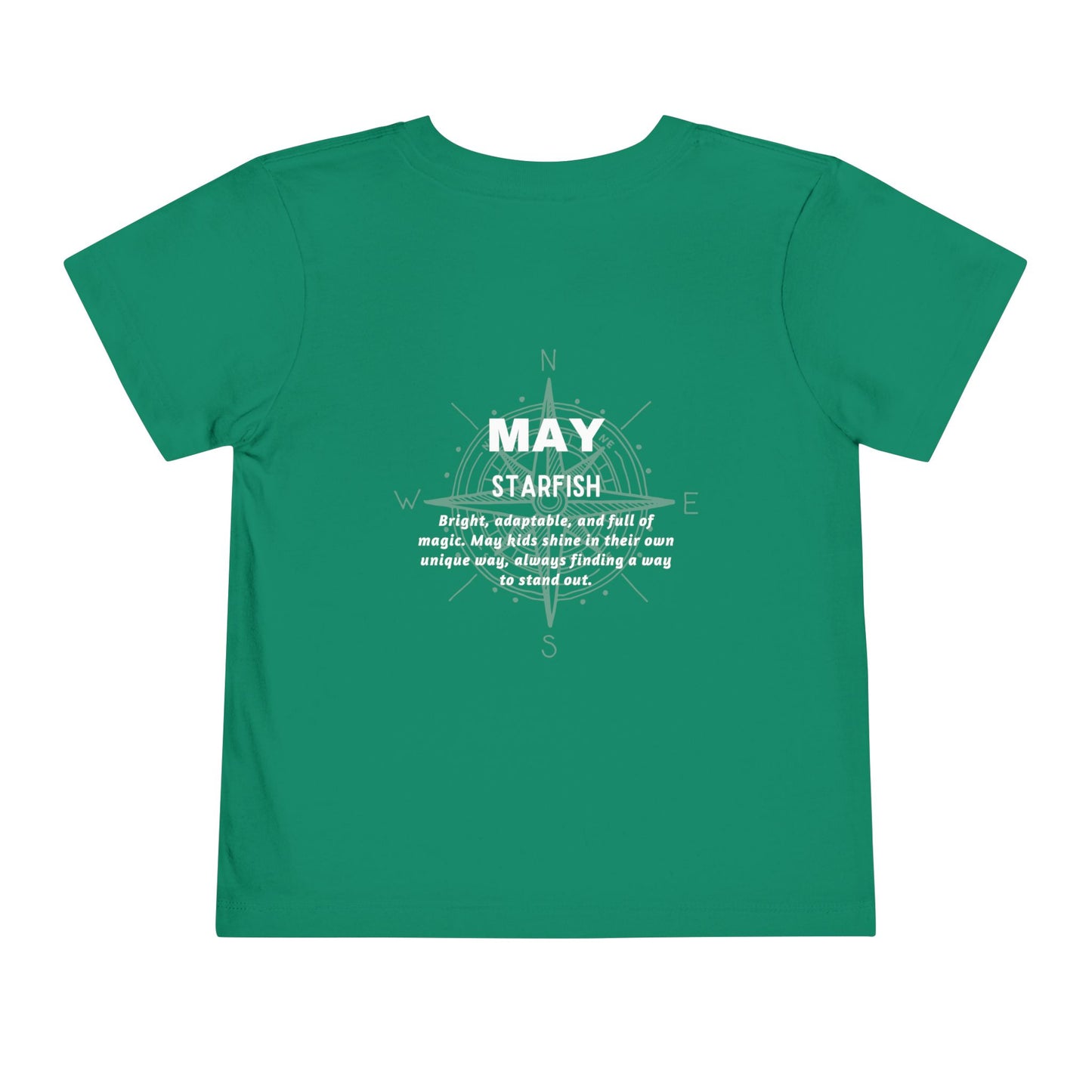 May Starfish Toddler TShirt Kids Birth Month Beach Tee