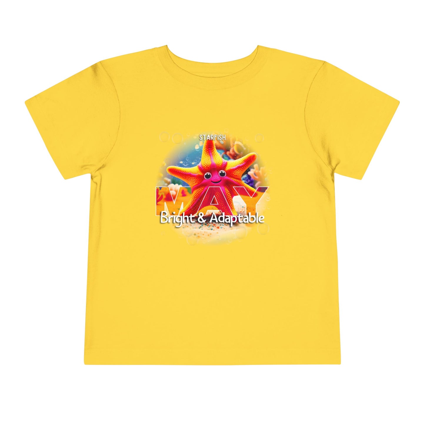 May Starfish Toddler TShirt Kids Birth Month Beach Tee
