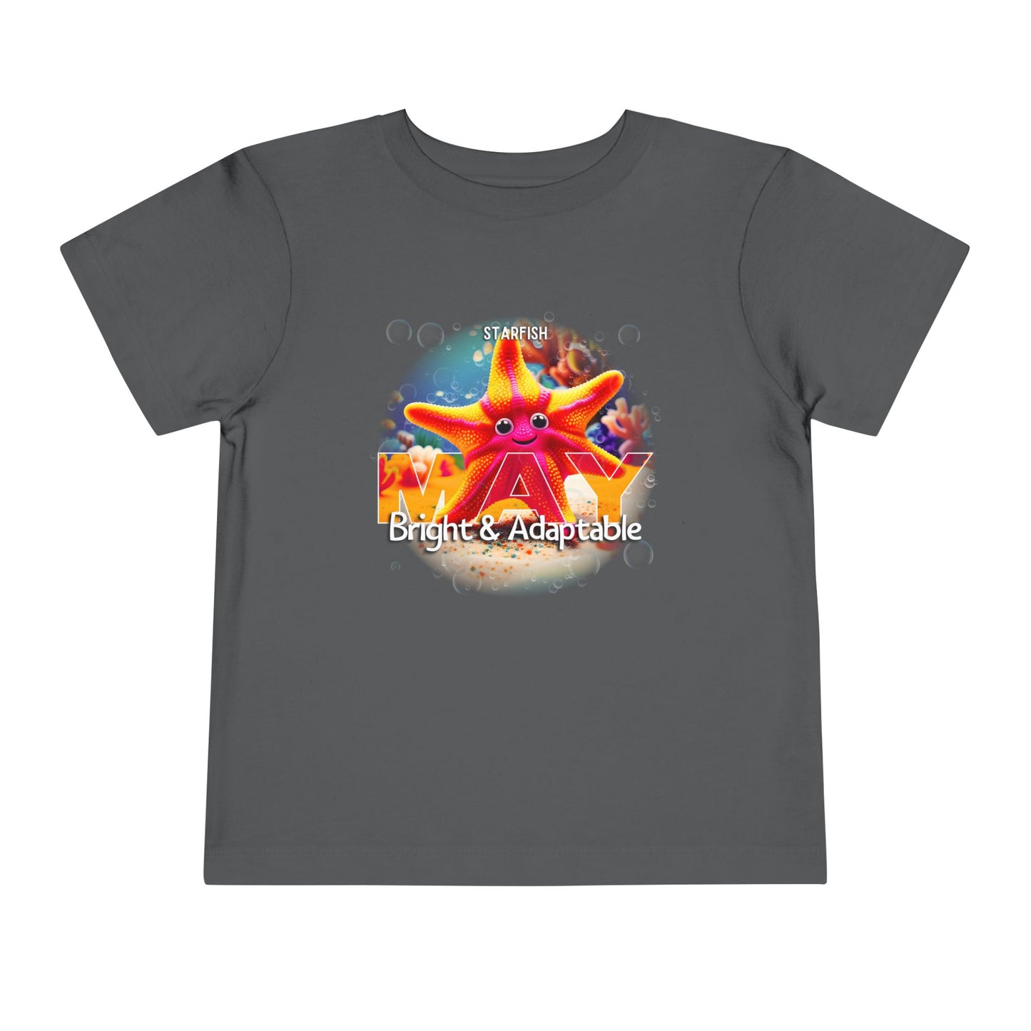May Starfish Toddler TShirt Kids Birth Month Beach Tee