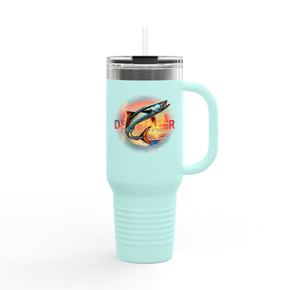 December Cobia Birth Month 40oz Travel Mug with Handle