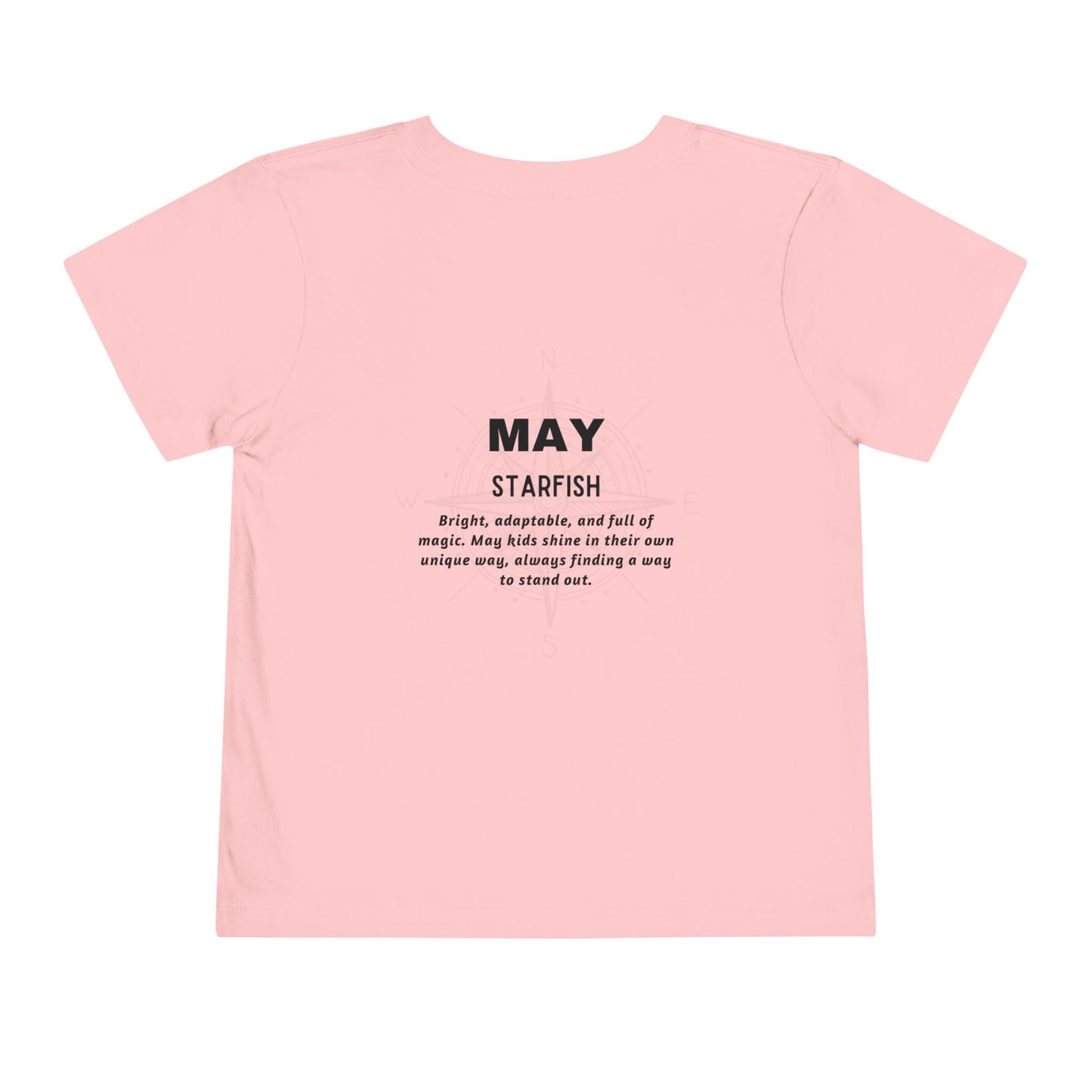 May Starfish Toddler TShirt Kids Birth Month Beach Tee