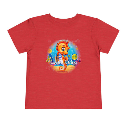 April Seahorse Toddler TShirt Kids Birth Month Ocean Tee