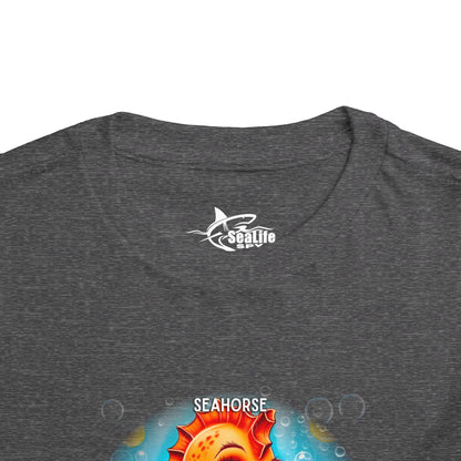 April Seahorse Toddler TShirt Kids Birth Month Ocean Tee