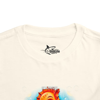 April Seahorse Toddler TShirt Kids Birth Month Ocean Tee