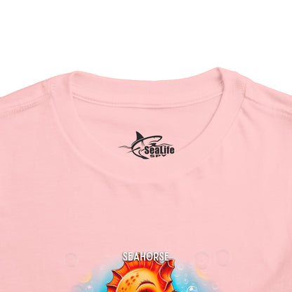 April Seahorse Toddler TShirt Kids Birth Month Ocean Tee