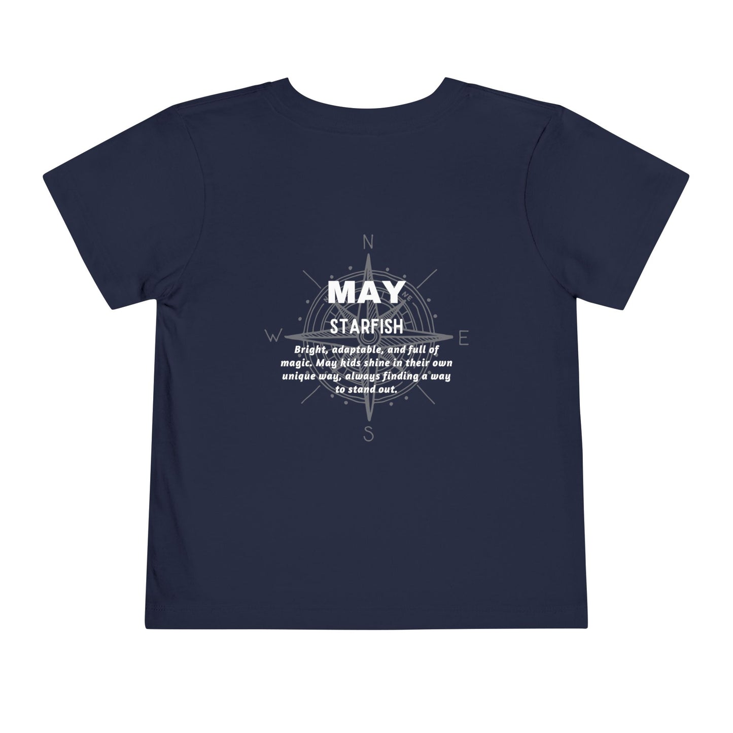 May Starfish Toddler TShirt Kids Birth Month Beach Tee