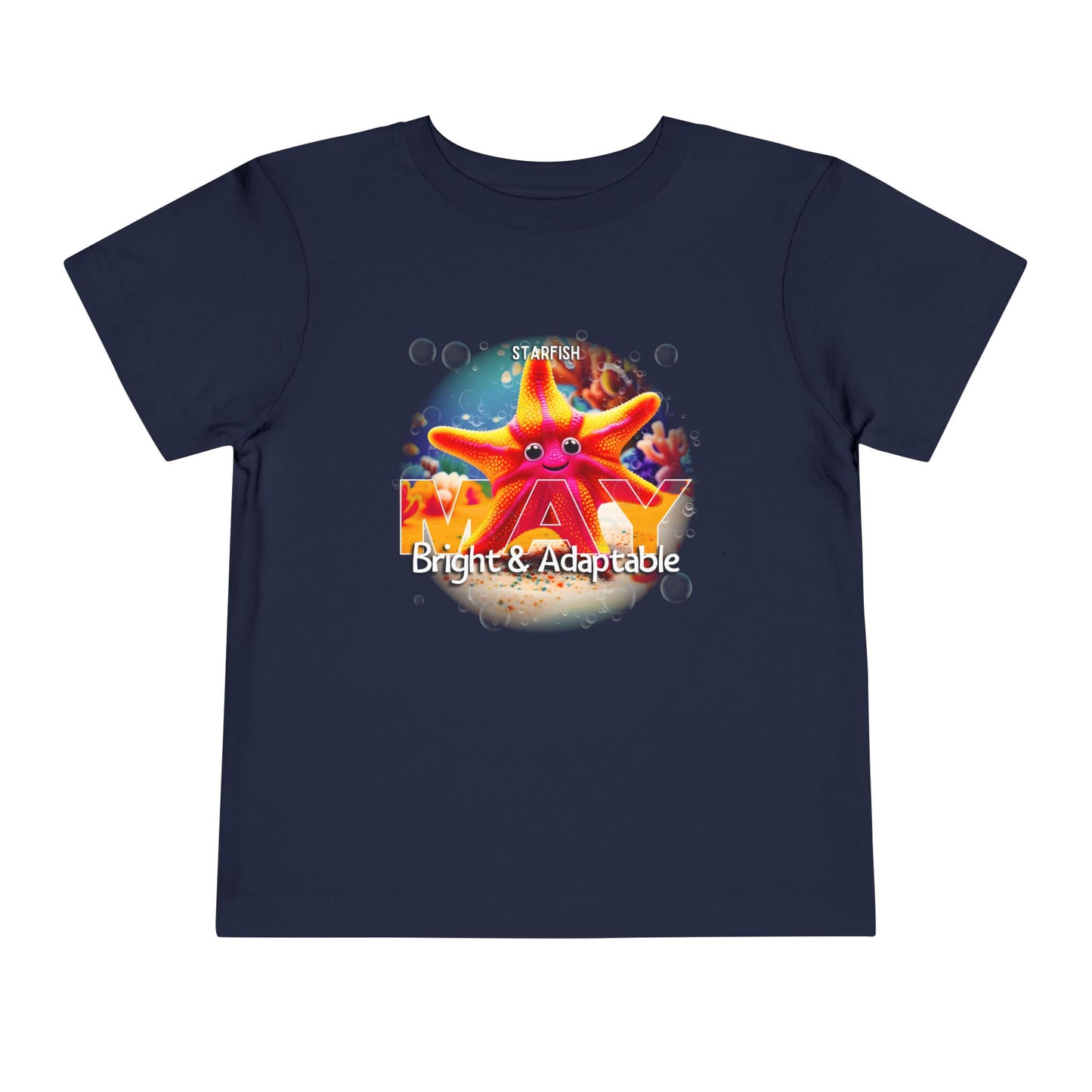 May Starfish Toddler TShirt Kids Birth Month Beach Tee