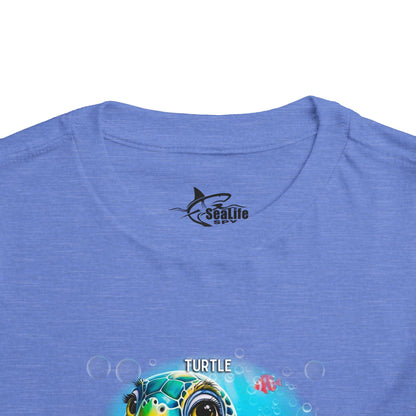 January Turtle Toddler TShirt Kids Birth Month Sea Life Tee