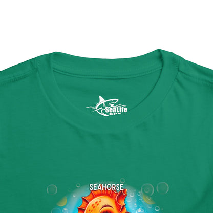 April Seahorse Toddler TShirt Kids Birth Month Ocean Tee