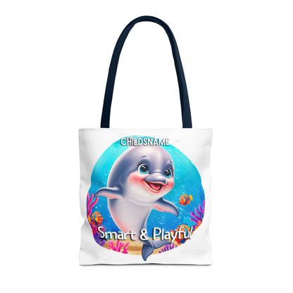 Personalized Kids Octopus Beach Tote Bag Smart & Playful