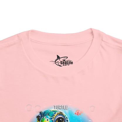 January Turtle Toddler TShirt Kids Birth Month Sea Life Tee
