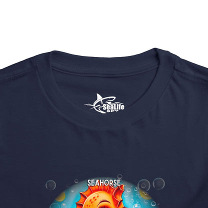 April Seahorse Toddler TShirt Kids Birth Month Ocean Tee