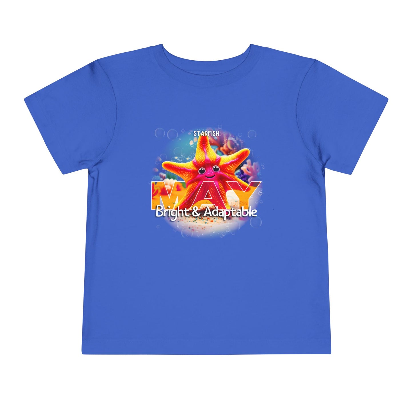 May Starfish Toddler TShirt Kids Birth Month Beach Tee