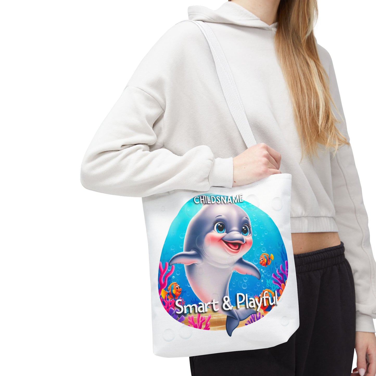 Personalized Kids Octopus Beach Tote Bag Smart & Playful