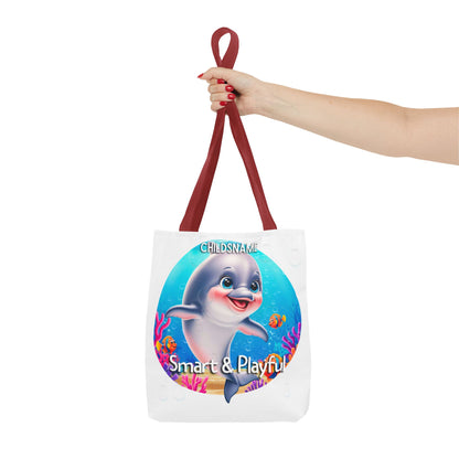 Personalized Kids Octopus Beach Tote Bag Smart & Playful