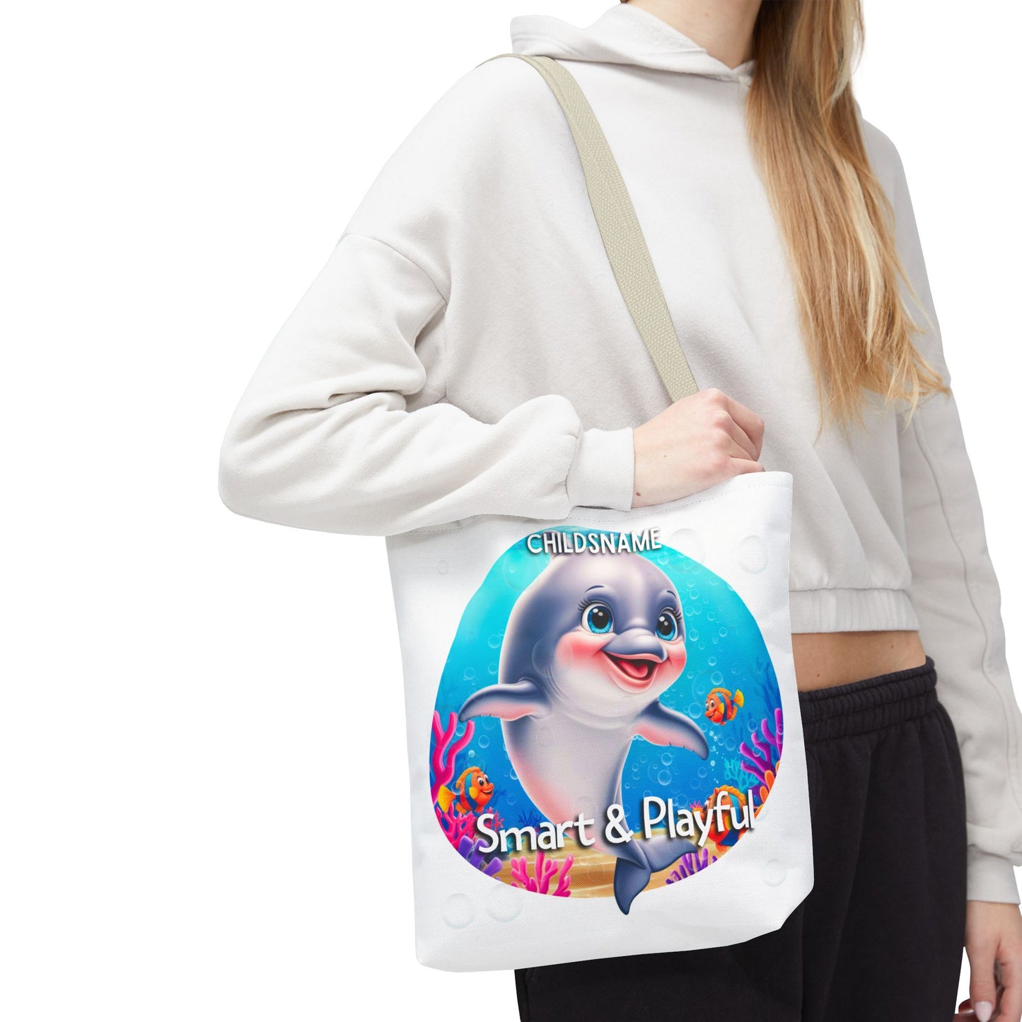 Personalized Kids Octopus Beach Tote Bag Smart & Playful