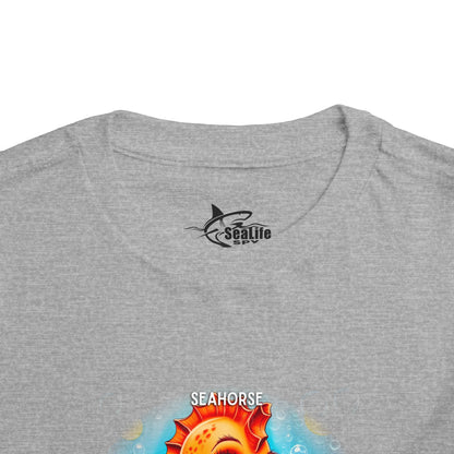 April Seahorse Toddler TShirt Kids Birth Month Ocean Tee