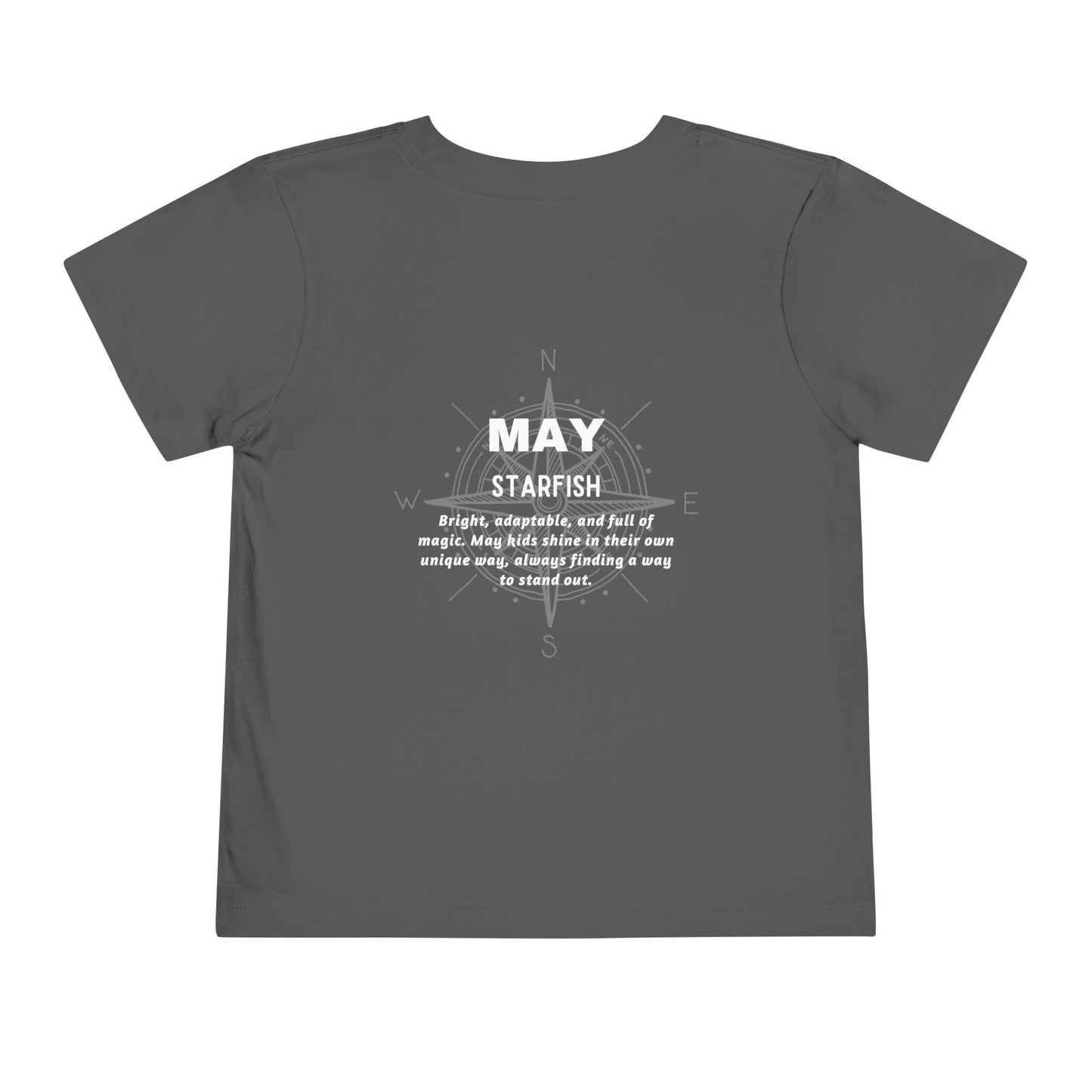 May Starfish Toddler TShirt Kids Birth Month Beach Tee