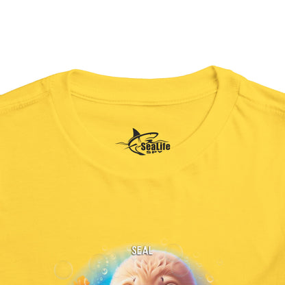 July Seal Toddler TShirt Kids Birth Month Ocean Animal Tee