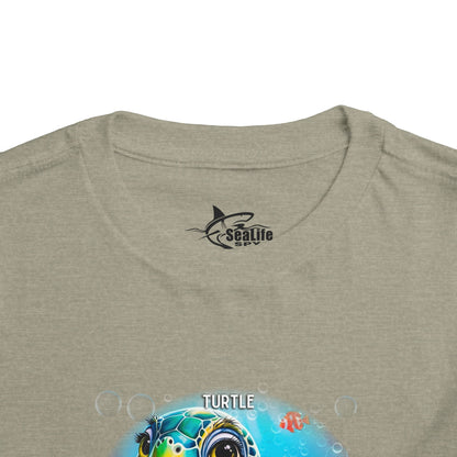 January Turtle Toddler TShirt Kids Birth Month Sea Life Tee