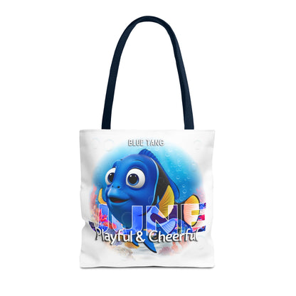 Kids Colorful June Blue Tang Birth Month Tote Bag