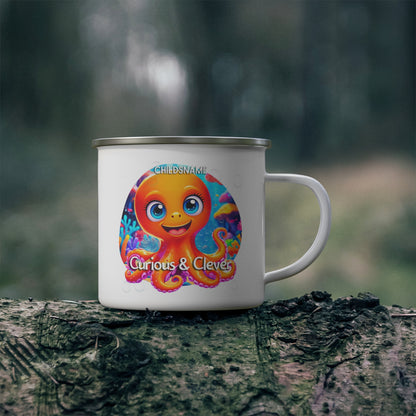 Personalized Kids Octopus Camping Mug Curious & Clever