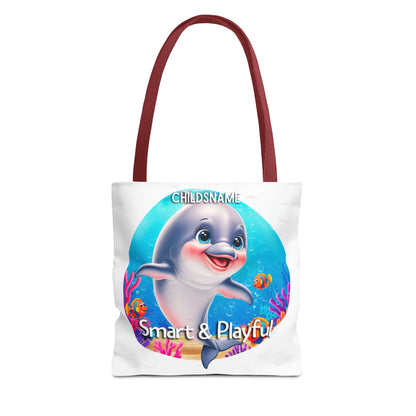 Personalized Kids Octopus Beach Tote Bag Smart & Playful