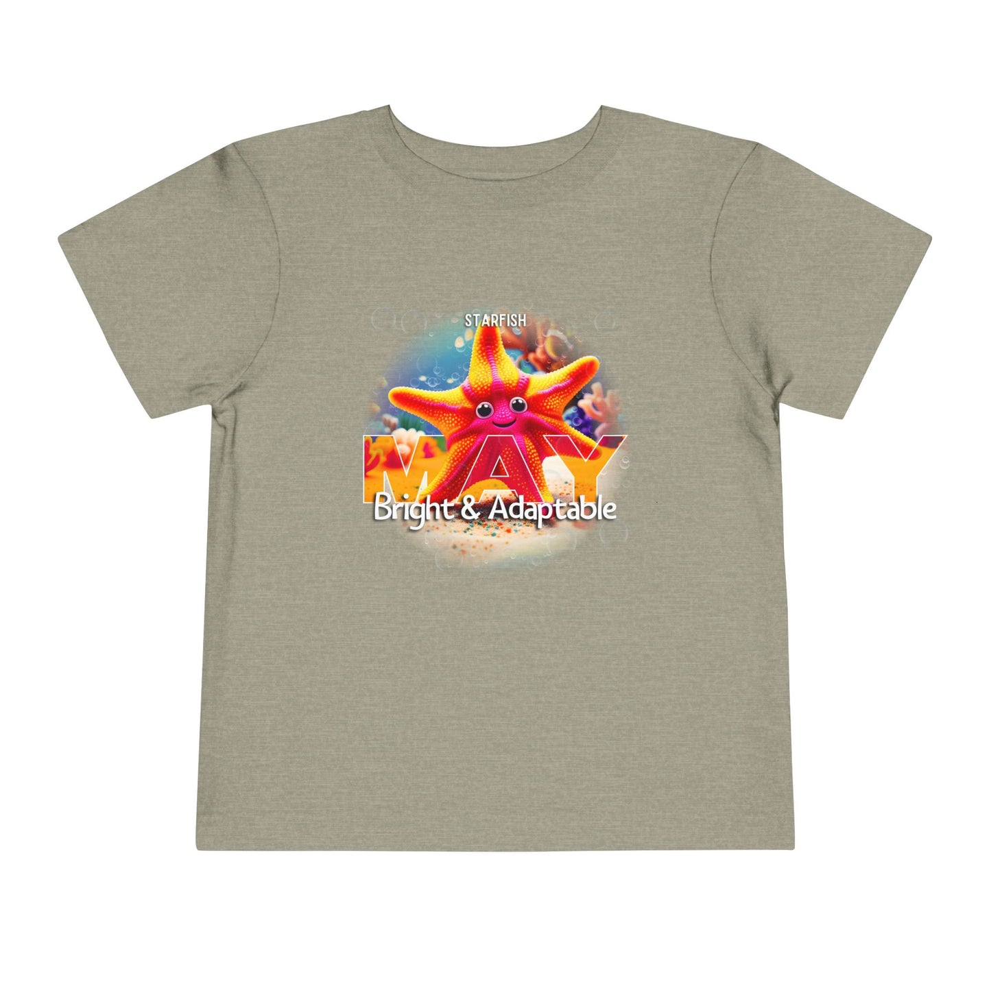 May Starfish Toddler TShirt Kids Birth Month Beach Tee