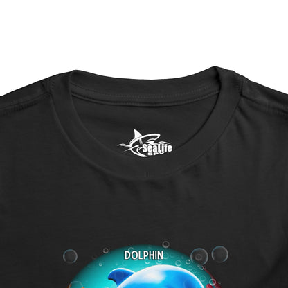 October Dolphin Toddler Tee Kids Birth Month Ocean Tshirt