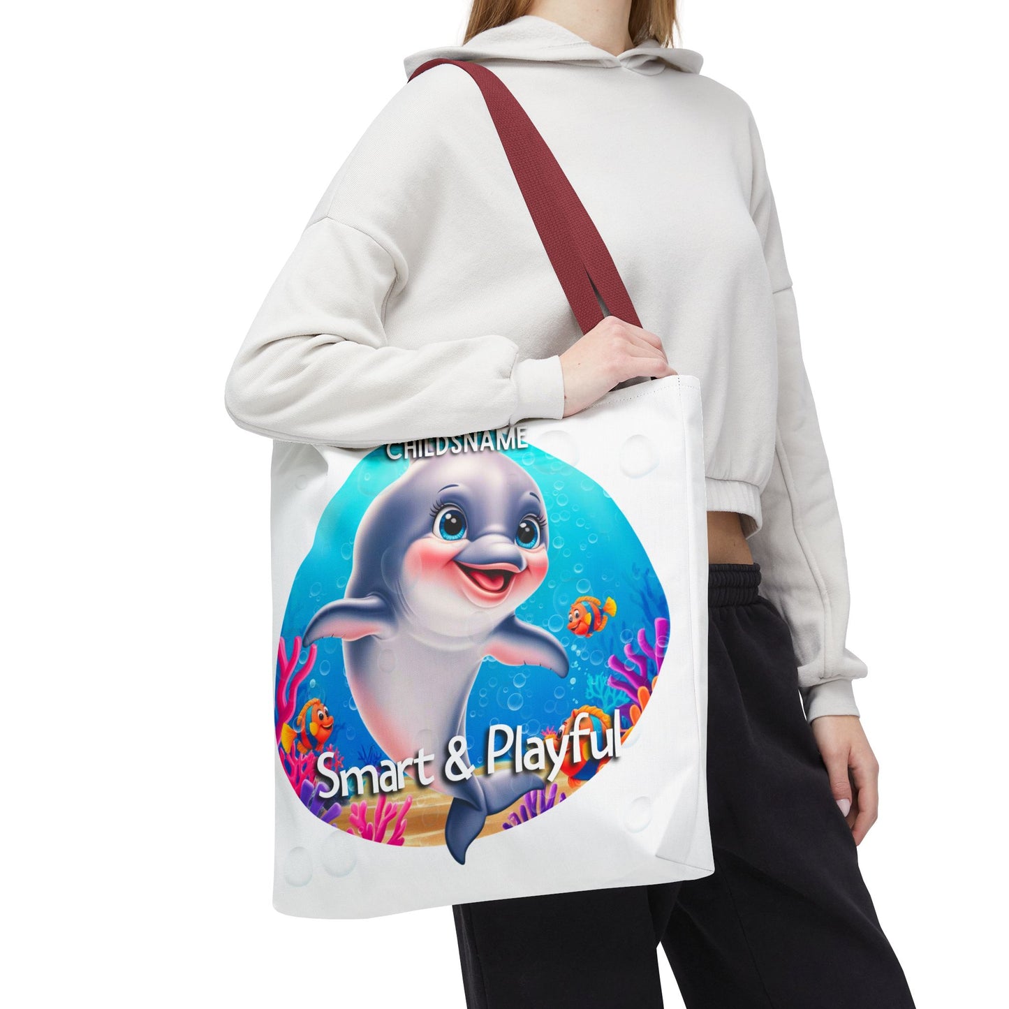 Personalized Kids Octopus Beach Tote Bag Smart & Playful