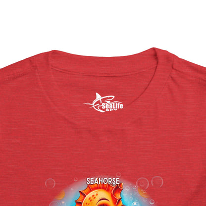 April Seahorse Toddler TShirt Kids Birth Month Ocean Tee