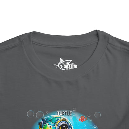 January Turtle Toddler TShirt Kids Birth Month Sea Life Tee