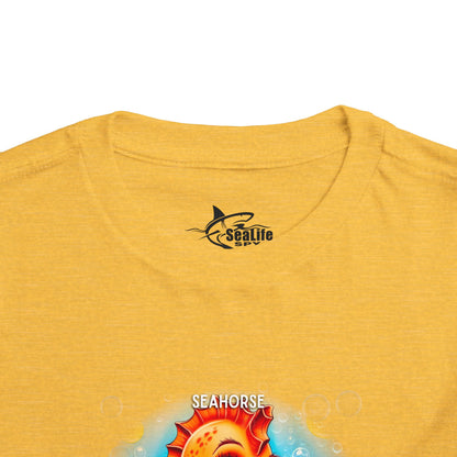 April Seahorse Toddler TShirt Kids Birth Month Ocean Tee