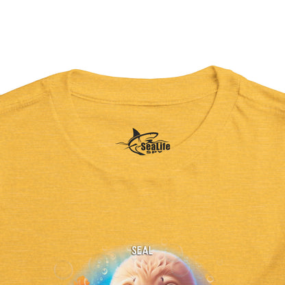 July Seal Toddler TShirt Kids Birth Month Ocean Animal Tee