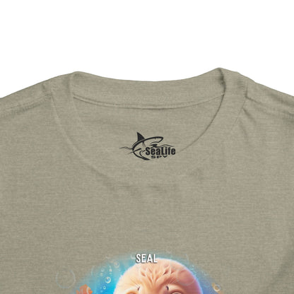 July Seal Toddler TShirt Kids Birth Month Ocean Animal Tee