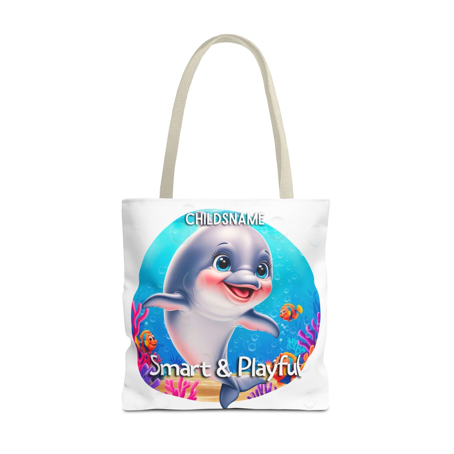 Personalized Kids Octopus Beach Tote Bag Smart & Playful