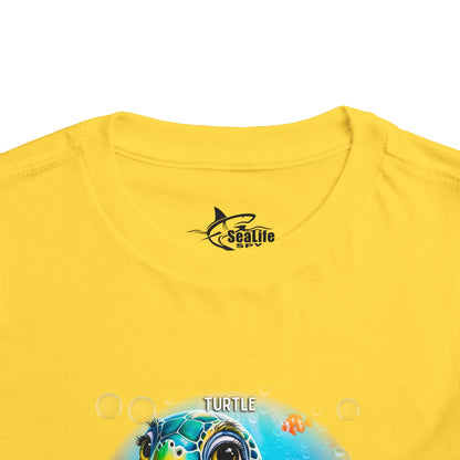 January Turtle Toddler TShirt Kids Birth Month Sea Life Tee