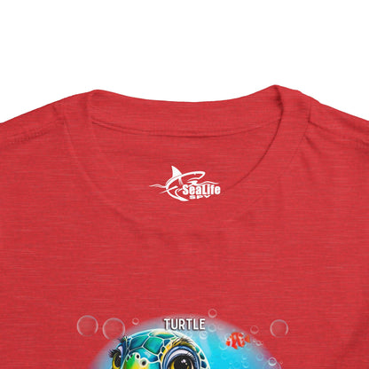 January Turtle Toddler TShirt Kids Birth Month Sea Life Tee