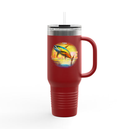 June Tuna Birth Month 40oz Travel Mug with Handle