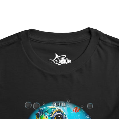 January Turtle Toddler TShirt Kids Birth Month Sea Life Tee