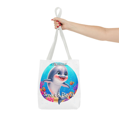 Personalized Kids Octopus Beach Tote Bag Smart & Playful