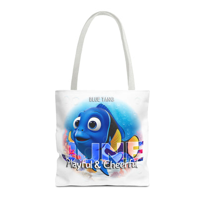 Kids Colorful June Blue Tang Birth Month Tote Bag